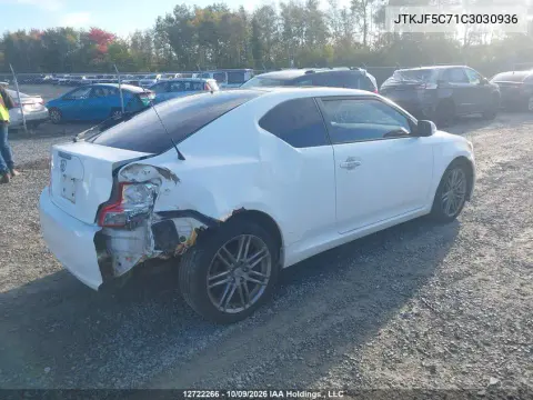 2012 Toyota Scion Tc VIN JTKJF5C71C3030936 фото 5