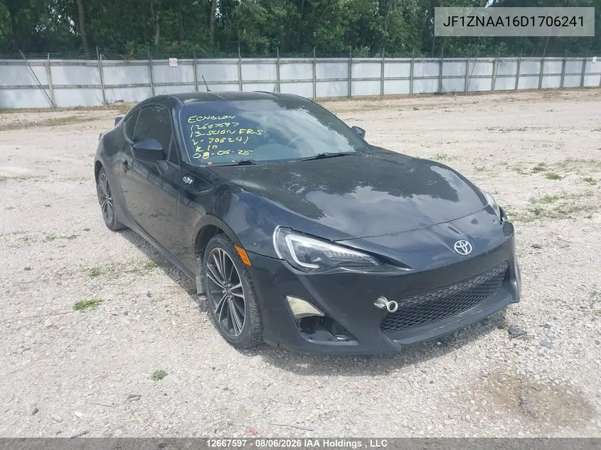 2013 Toyota Scion Fr-S VIN JF1ZNAA16D1706241 фото 2