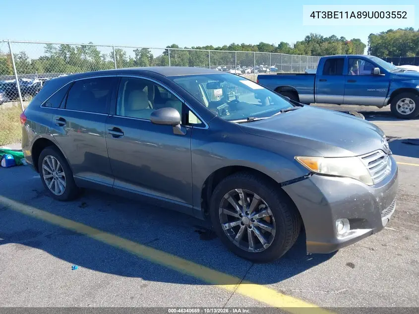 4T3BE11A89U003552 — 2009 Toyota Venza, фото 2 с аукциона IAAI, Передняя часть слева