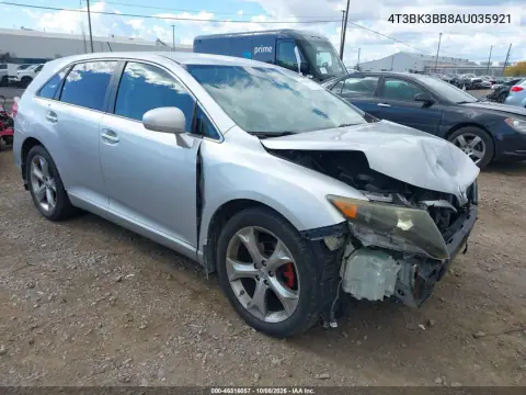 2010 Toyota Venza Base V6 VIN 4T3BK3BB8AU035921 фото 2