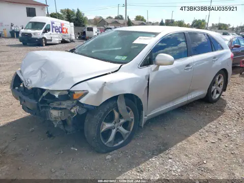 2010 Toyota Venza Base V6 VIN 4T3BK3BB8AU035921 фото 3
