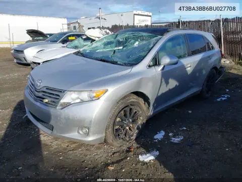 2011 Toyota Venza VIN 4T3BA3BB6BU027708 фото 3