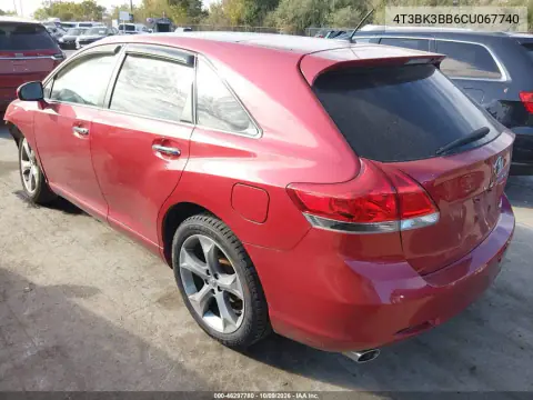 2012 Toyota Venza Limited V6 VIN 4T3BK3BB6CU067740 фото 4