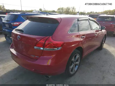 2012 Toyota Venza Limited V6 VIN 4T3BK3BB6CU067740 фото 5