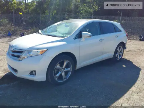2013 Toyota Venza Xle V6 VIN 4T3BK3BB6DU088752 фото 3