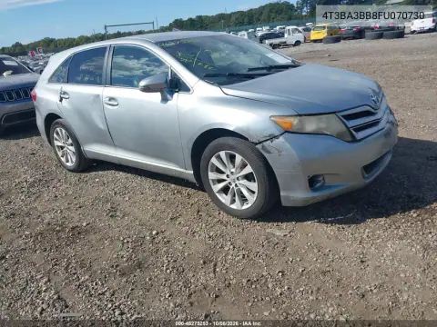 4T3BA3BB8FU070730 — 2015 Toyota Venza, Естественный износ, фото до ремонта