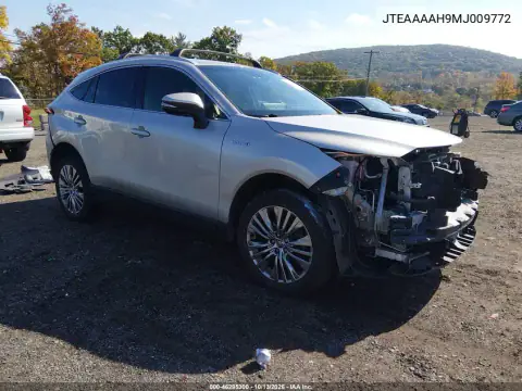 JTEAAAAH9MJ009772 — 2021 Toyota Venza, Передняя часть, фото до ремонта