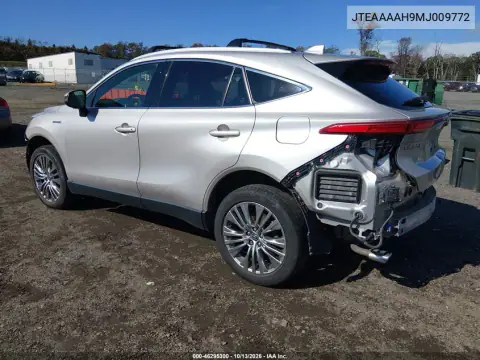 JTEAAAAH9MJ009772 — 2021 Toyota Venza, фото 4 с аукциона IAAI, Передняя часть