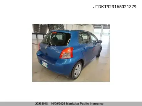 2006 Toyota Yaris Le VIN JTDKT923165021379 фото 4