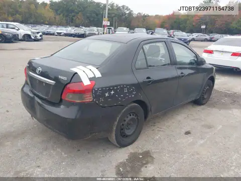 JTDBT923971154738 — 2007 Toyota Yaris, фото 5 с аукциона IAAI, Задняя часть