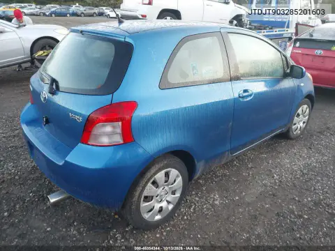 2008 Toyota Yaris VIN JTDJT903285201603 фото 4