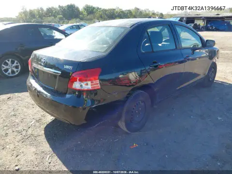 2010 Toyota Yaris VIN JTDBT4K32A1396667 фото 4