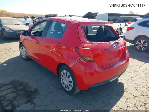 2015 Toyota Yaris L VIN VNKKTUD37FA041117 фото 4