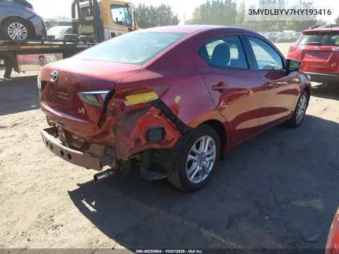 2017 Toyota Yaris Ia VIN 3MYDLBYV7HY193416 фото 5