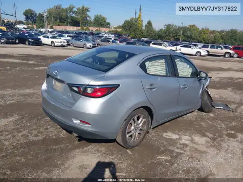 3MYDLBYV7JY317822 — 2018 Toyota Yaris, фото 4 с аукциона IAAI, Не указано