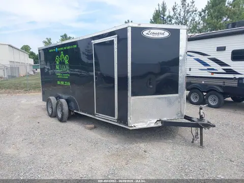 7FWBE162XS1034935 — 2025 Trailer 16' High Country Enclosed, Передняя часть (Front & Rear), фото до ремонта