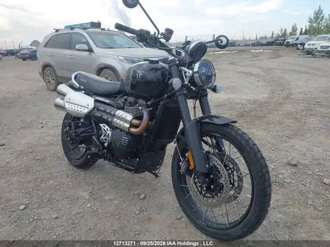SMTDR0HG0RTBU7170 — 2024 Triumph Motorcycle Scrambler 1200 X, Передняя часть (Front), фото до ремонта