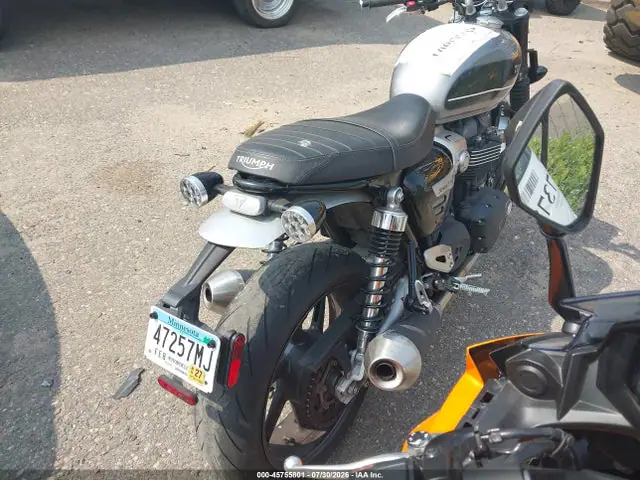 SMTD54HFXKT933636 — 2019 Triumph Motorcycle Speed Twin, фото 4 с аукциона IAAI 29.09.2026, Передняя часть