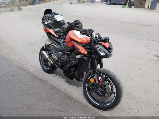 SMTA604S8STCC4598 — 2025 Triumph Motorcycle Street Triple 765 R, Задняя часть (Rear), фото до ремонта