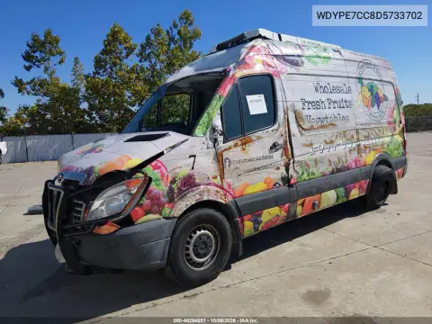 2013 Freightliner Sprinter 2500 VIN WDYPE7CC8D5733702 фото 2