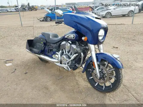 2022 Indian Motorcycle Co. Chieftain Limited VIN 56KTCABB7N3404390 фото 2
