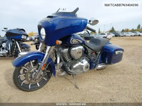 2022 Indian Motorcycle Co. Chieftain Limited VIN 56KTCABB7N3404390 фото 3