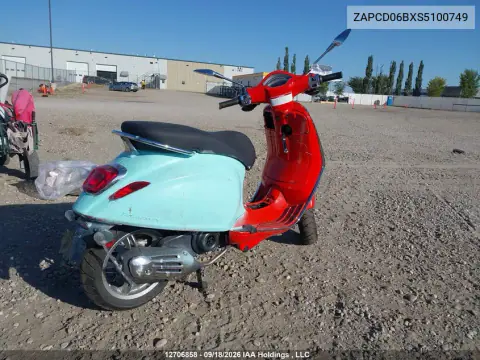 2025 Vespa Primavera/Sprint 50 VIN ZAPCD06BXS5100749 фото 4
