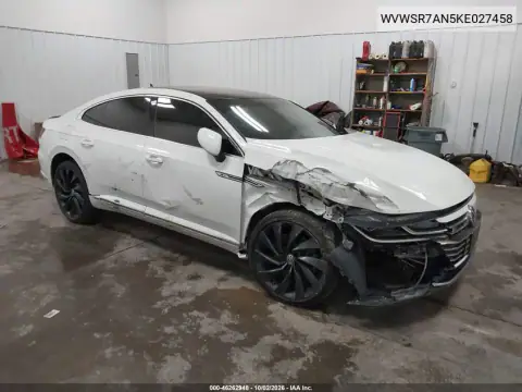 WVWSR7AN5KE027458 — 2019 Volkswagen Arteon, Правая сторона, фото до ремонта