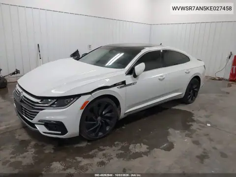 WVWSR7AN5KE027458 — 2019 Volkswagen Arteon, фото 2 с аукциона IAAI, Боковая часть