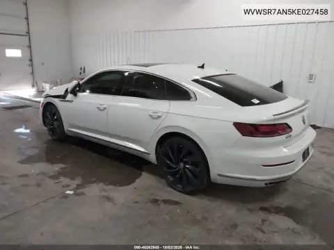 WVWSR7AN5KE027458 — 2019 Volkswagen Arteon, фото 3 с аукциона IAAI, Боковая часть