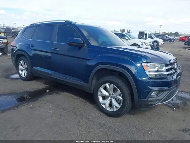 1V2UR2CA3KC576320 Volkswagen Atlas 3.6L V6 SE W/Technology 2019 — повреждение Задняя часть слева, фото до ремонта
