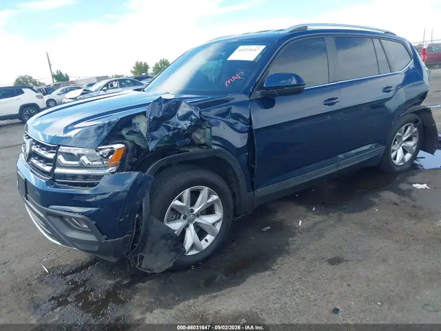 1V2UR2CA3KC576320 — 2019 Volkswagen Atlas 3.6L V6 SE W/Technology, фото 2 с аукциона IAAI 14.10.2026, Задняя часть слева
