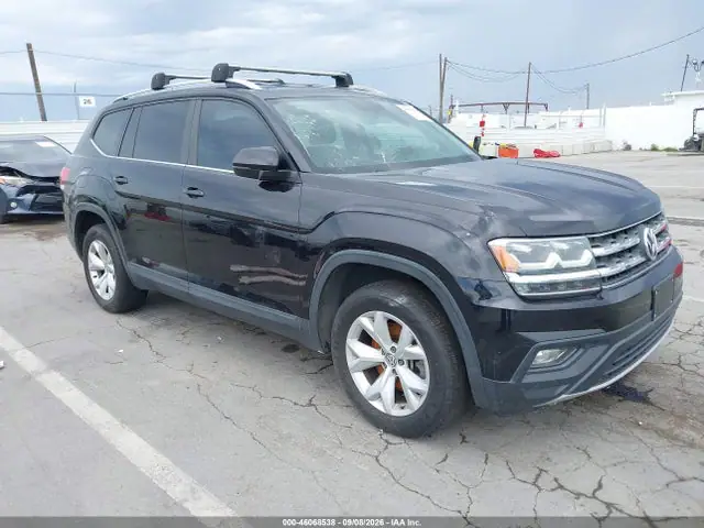 1V2CR2CAXJC571884 Volkswagen Atlas 3.6L V6 SE 2018 — повреждение Задняя часть слева, фото до ремонта