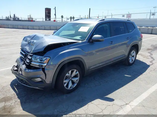 1V2DR2CA3KC552101 — 2019 Volkswagen Atlas 3.6L V6 SE, фото 2 с аукциона IAAI 14.10.2026, Передняя часть