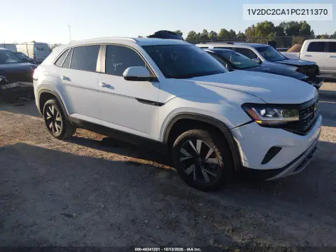 1V2DC2CA1PC211370 — 2023 Volkswagen Atlas Cross Sport, Передняя часть, фото до ремонта
