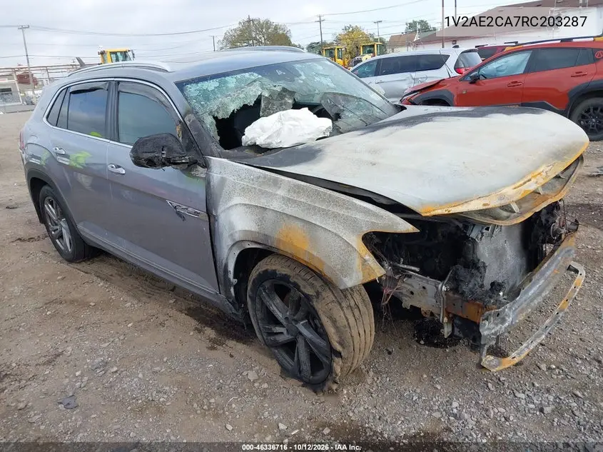 2024 Volkswagen Atlas Cross Sport 2.0T Sel R-Line VIN 1V2AE2CA7RC203287 фото 1