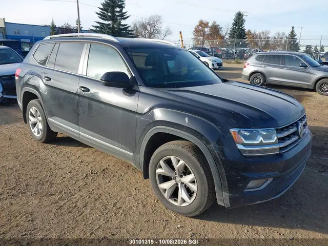 1V2MR2CA2KC564546 — 2019 Volkswagen Atlas SEL, Град (Hail), фото до ремонта