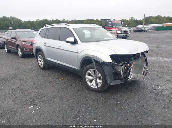 1V2DR2CA4KC522198 — 2019 Volkswagen Atlas, Передняя часть (Front End), фото до ремонта