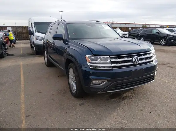 1V2NR2CA4KC604369 — 2019 Volkswagen Atlas, Задняя часть (Rear), фото до ремонта