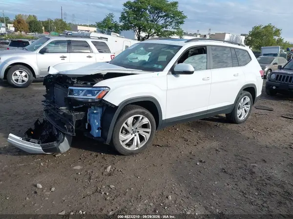1V2KR2CA7MC508435 — 2021 Volkswagen Atlas, фото 2 с аукциона IAAI, Передняя часть