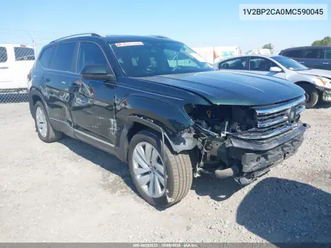 2021 Volkswagen Atlas 2.0T Sel VIN 1V2BP2CA0MC590045 фото 2