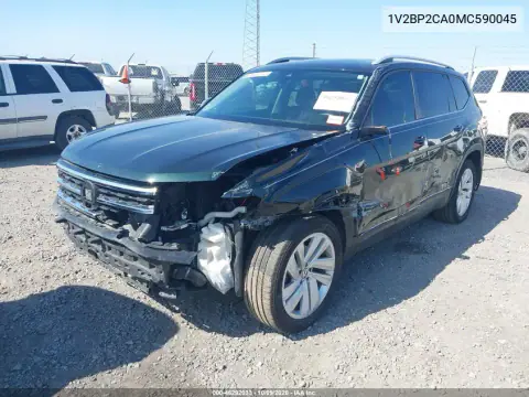 2021 Volkswagen Atlas 2.0T Sel VIN 1V2BP2CA0MC590045 фото 3