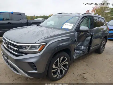 2023 Volkswagen Atlas 3.6L V6 Sel VIN 1V2BR2CA6PC511623 фото 2
