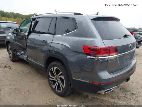 2023 Volkswagen Atlas 3.6L V6 Sel VIN 1V2BR2CA6PC511623 фото 3
