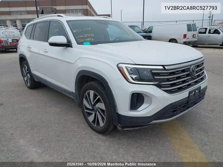 2024 Volkswagen Atlas Highline 2.0 Tfsi VIN 1V2BR2CA8RC527793 фото 2