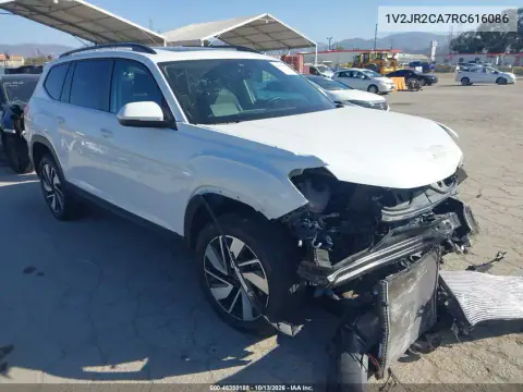 1V2JR2CA7RC616086 — 2024 Volkswagen Atlas, Повреждение двигателя, фото до ремонта