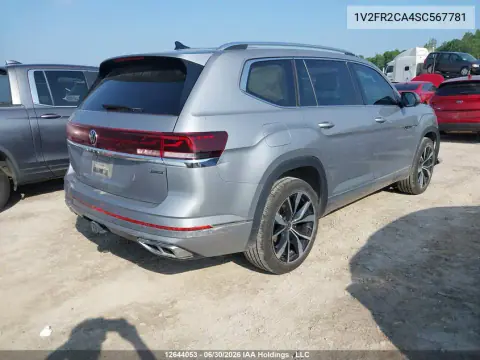 2025 Volkswagen Atlas VIN 1V2FR2CA4SC567781 фото 4