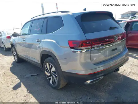 2026 Volkswagen Atlas Se With Technology VIN 1V2WN2CA6TC587589 фото 4
