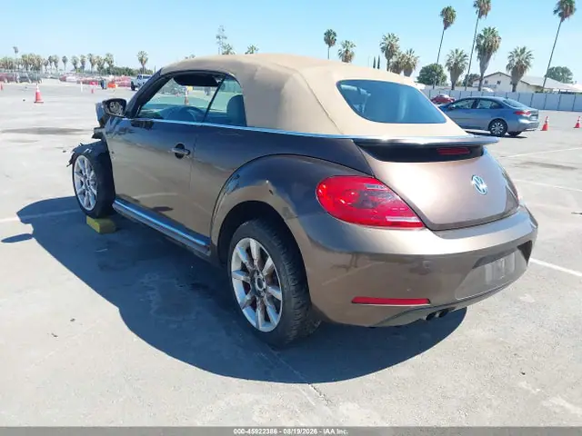 2015 Volkswagen Beetle 1.8t VIN 3VW517AT1FM807649 фото 3