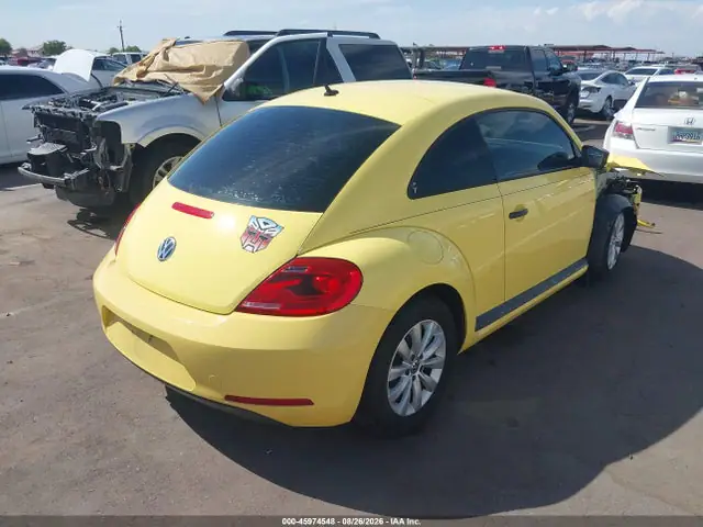 2015 Volkswagen Beetle Coupe 1.8t Fleet Edition VIN 3VWF17AT2FM637967 фото 4